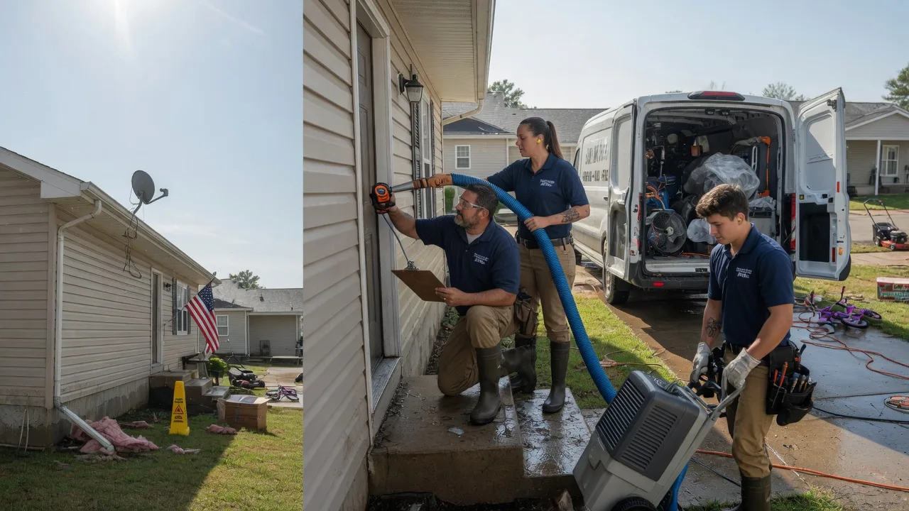 Ceiling Water Damage Restoration in Perrysville, OH near me